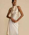 Arcina Ori Franka Midi Dress Ivory - 8 / Ivory - Dresses