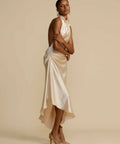 Arcina Ori Franka Midi Dress Ivory - 8 / Ivory - Dresses