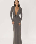 Arcina Ori Jen Maxi Dress - 6 / Gray - Dresses
