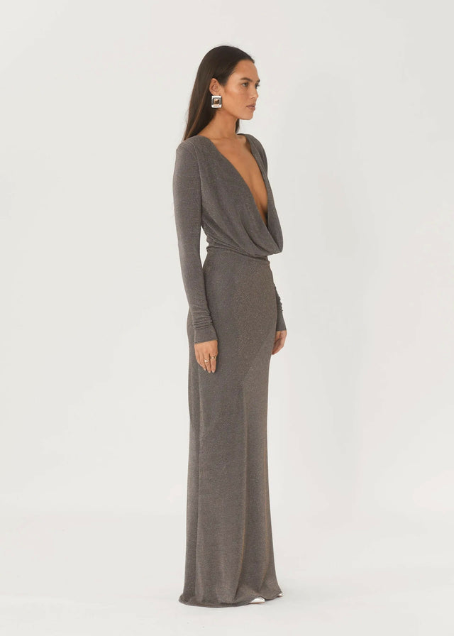Arcina Ori Jen Maxi Dress - 8 / Gray - Dresses