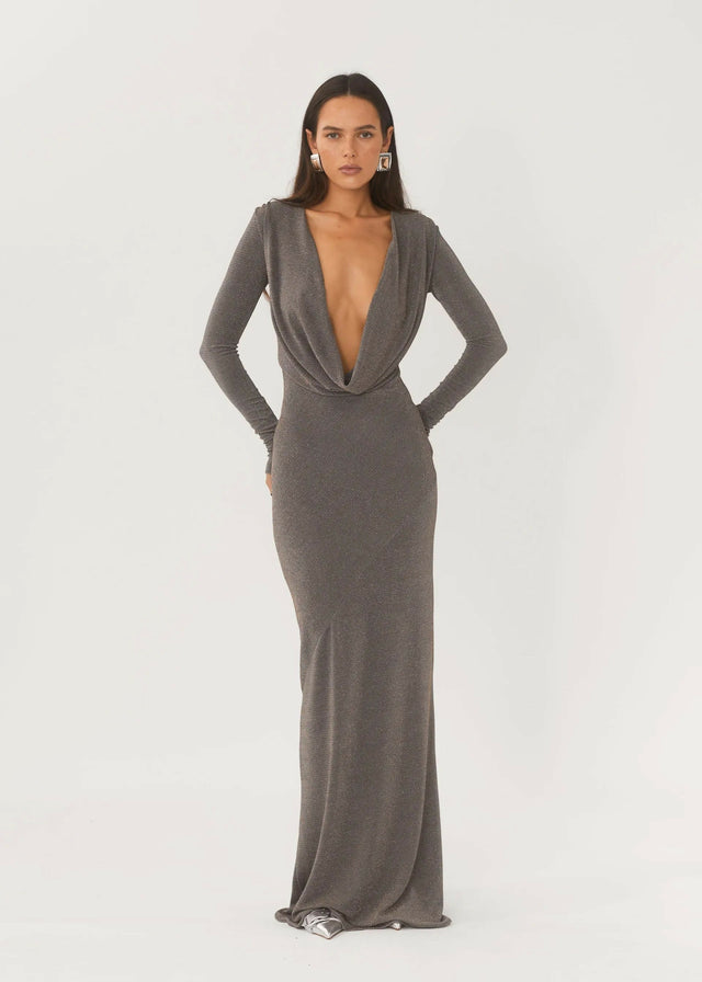 Arcina Ori Jen Maxi Dress - 8 / Gray - Dresses