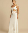 Arcina Ori Jetta Maxi Dress - 8 / White - Dresses
