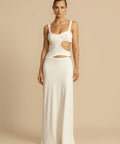 Arcina Ori Jetta Maxi Dress - 8 / White - Dresses