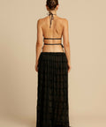 Arcina Ori Juliette Halter and Skirt Set in Black - Outfit Sets