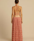 Arcina Ori Juliette Halter and Skirt Set in Peach - Outfit Sets