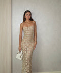Arcina Ori Kendra Dress in Gold - 8 / Gold - Dresses