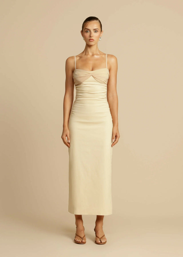 Arcina Ori Kinsley Dress Stone Size 8 - 8 / Nude - Dresses