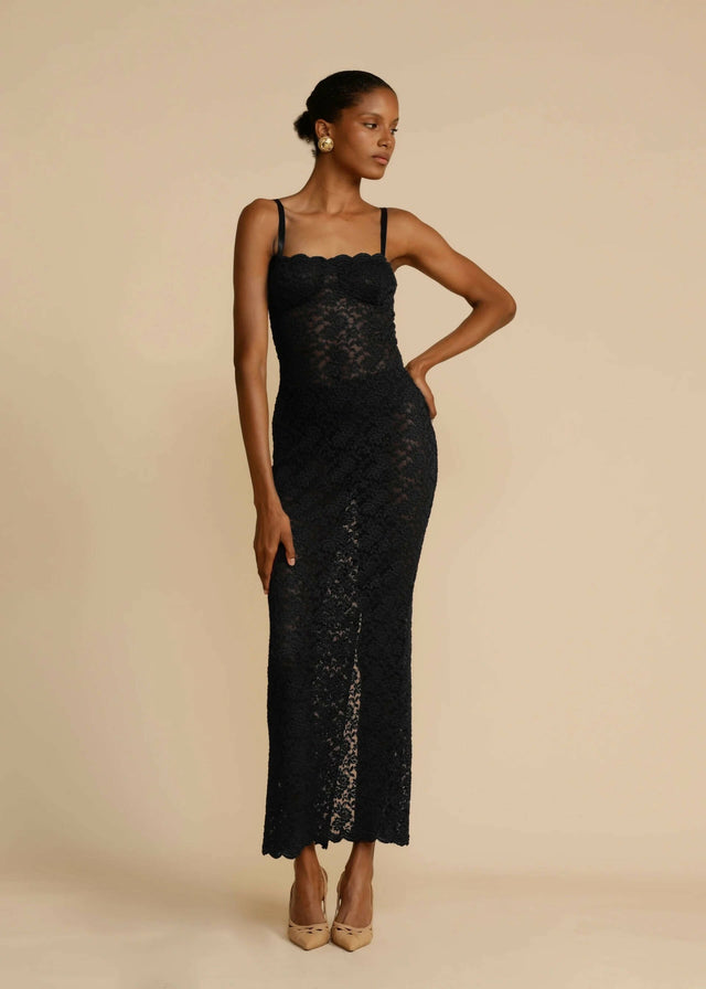 Arcina Ori Margot Lace Midi Dress - Dresses