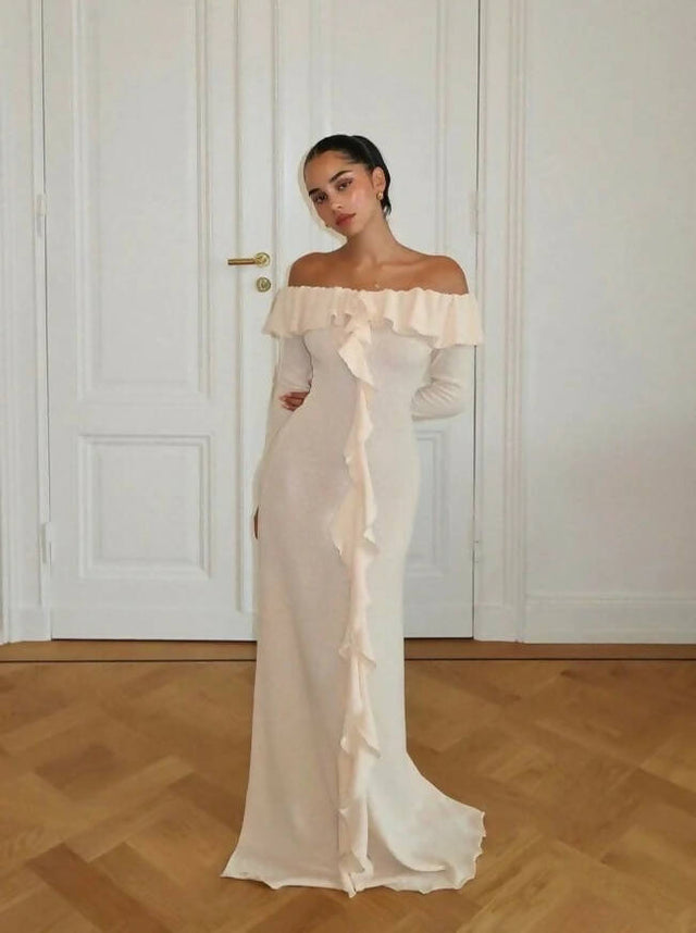 Arcina Ori Mila Dress Size 8 - 8 / Cream - Dresses