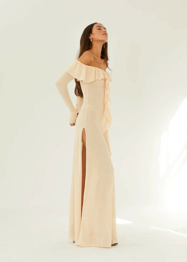 Arcina Ori Mila Midi Dress - 8 / Cream - Dresses