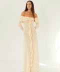 Arcina Ori Mila Midi Dress - 8 / Cream - Dresses