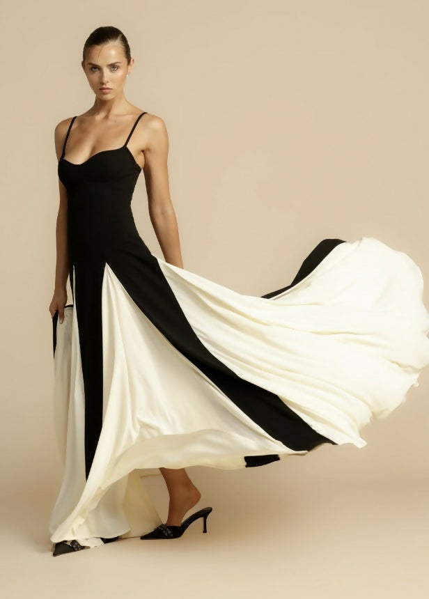 Arcina Ori Paloma Dress Black/White - Dresses