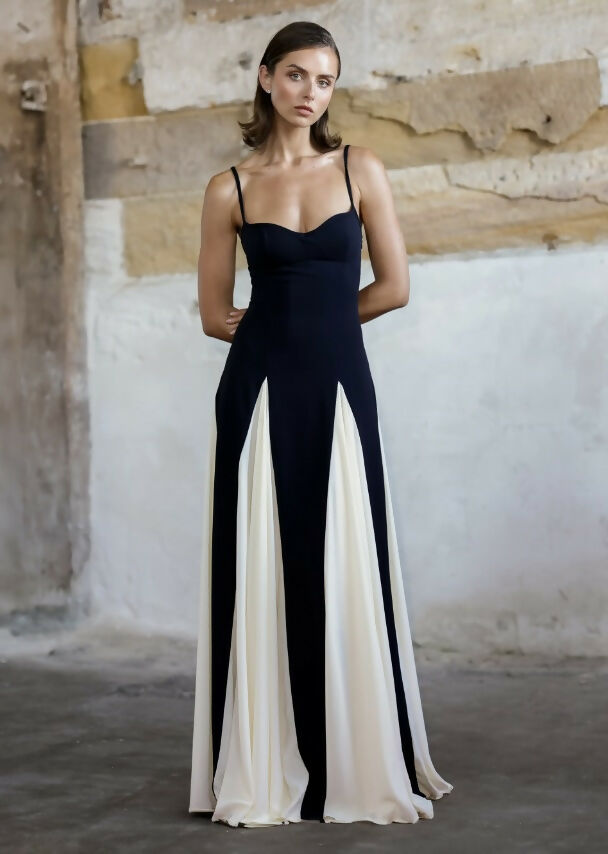 Arcina Ori Paloma Dress Black/White - Dresses