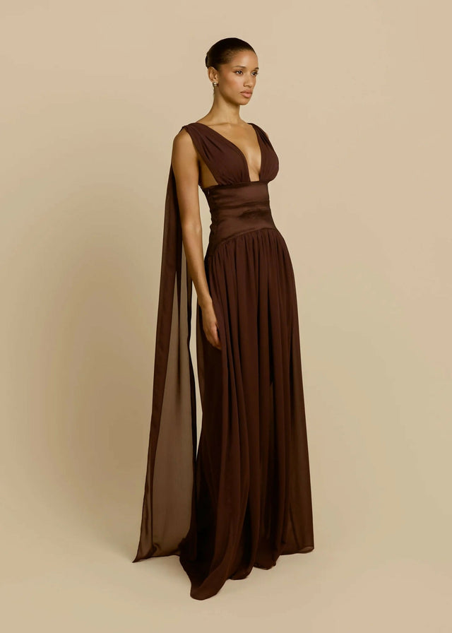 Arcina Ori Ramona Dress Cacao Size 6 8 & 10 - Dresses