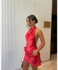 Arcina Ori Rosa Dress - 8 / Red - Dresses