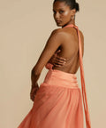 Arcina Ori Serena Dress in Orange - 8 / Orange - Dresses