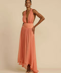 Arcina Ori Serena Dress in Orange - 8 / Orange - Dresses