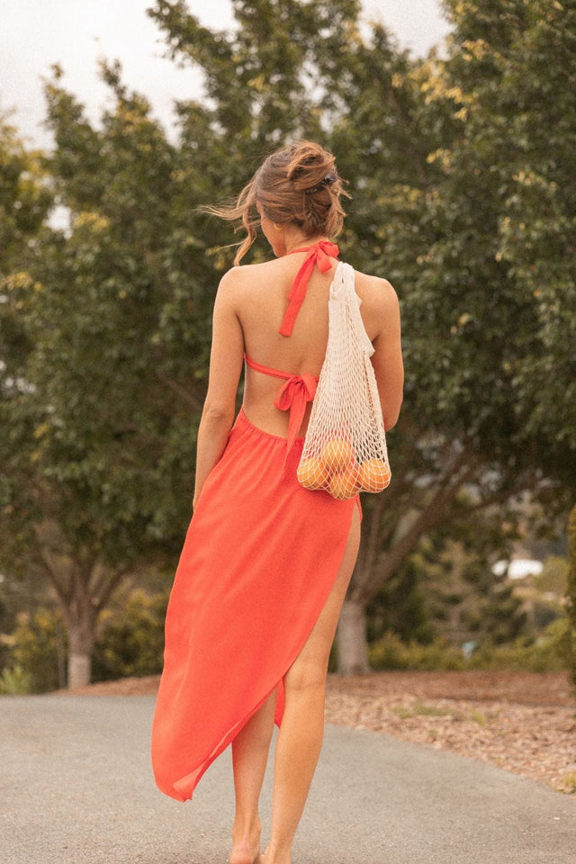 open lace back dress ARCINA ORI main image 0
