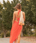 Arcina Ori Sienna Midi Dress - 8 / Orange - Dresses