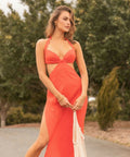 Arcina Ori Sienna Midi Dress - 8 / Orange - Dresses