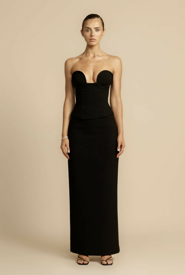 Arcina Ori Sloan Skirt and Frida Bustier Set - 8 / Black - Outfit Sets