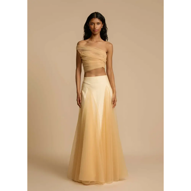 Arcina Ori Violetta Skirt - 6 / Yellow - Skirts