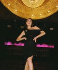 ASTA Resort Louisa Brooch Dress - Black - Dresses