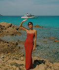 Asta Resort Monica Strapless Dress - 8 / Red - Dresses