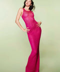 Asta Resort Sequin Natalia Midi Fuschia - 8 / Fuschia - Dresses