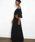 Avenue The Label Isadora Maxi Dress - 8 / Black - Dresses