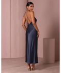 Azzurielle Milena Dress Navy Blue Size 12 - 12 / Navy - Dresses