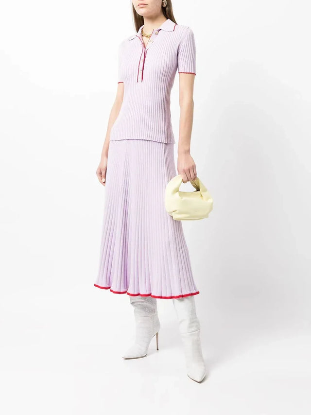 Anna Quan Eden Top & Felicia Skirt Lilac Orchid Set