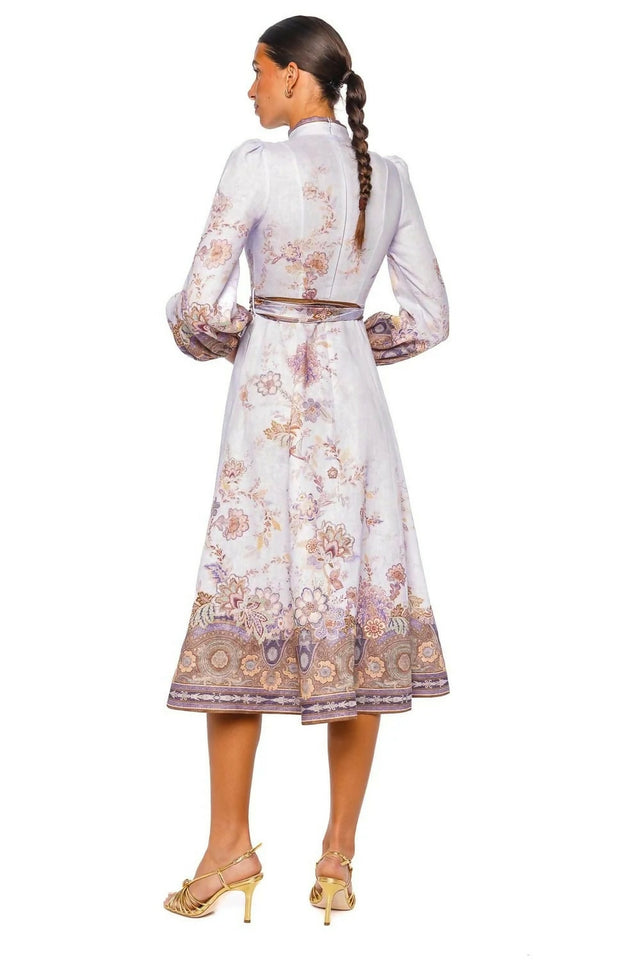 Zimmermann Luna Button Midi Dress