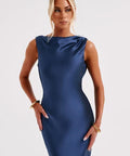 Babyboo Azuri Maxi Dress - Navy - 6 / Blue - Dresses
