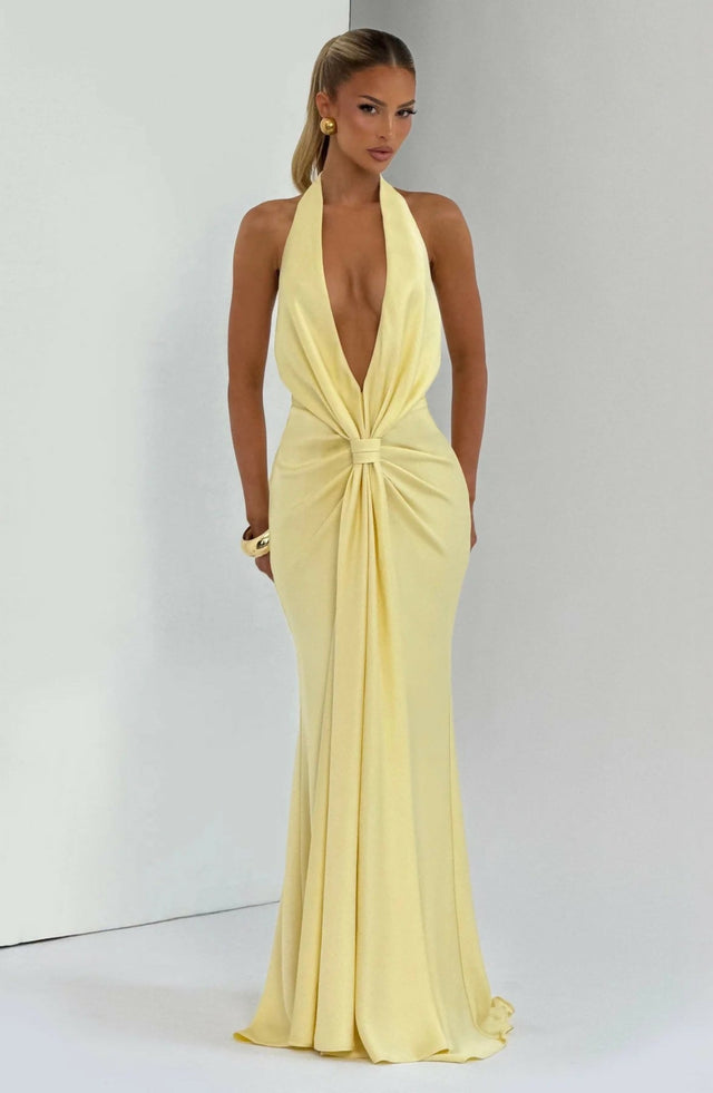 BabyBoo Linette Gown - Lemon - Dresses