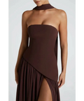 BabyBoo Maliyah Maxi Dress Plum Brown Size 8 - 8 / Brown - Dresses