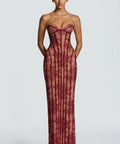 BabyBoo Sian Maxi Dress - Burgundy - Dresses