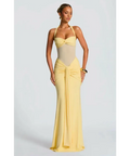 Babyboo Vixen Maxi Dress Lemon Size 6 8 & 10 - Dresses
