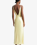 Bardot Capri Diamonte Slip Midi Dress - 8 / Yellow - Dresses