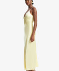 Bardot Capri Diamonte Slip Midi Dress - 8 / Yellow - Dresses