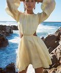 Bardot Margot Dress - 10 / Yellow - Dresses