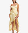 Bardot Sierra Midi Dress in Canary Yellow - 10 / Yellow - Dresses