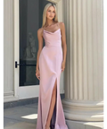 Bariano Stephanie Cowl Drape Gown - 8 / Pink - Dresses