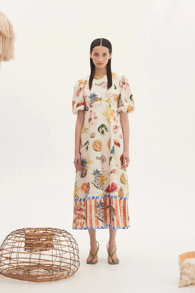 Alemais Theo Midi Dress Multi
