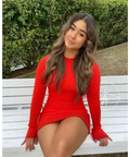 Bec and Bridge Chi Chi Mini Dress - 6 / Red - Dresses