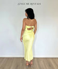 Bec and Bridge Citrus Sweetie Strapless Dress Citrus Size 8 - 8 / Yellow - Dresses