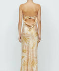 Bec and Bridge Dust Palms Strapless Maxi Dress Dust Palms Print Size 10 - 10 / Print - Dresses