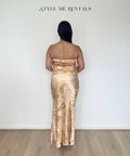 Bec and Bridge Dust Palms Strapless Maxi Dress Dust Palms Print Size 10 - 10 / Print - Dresses