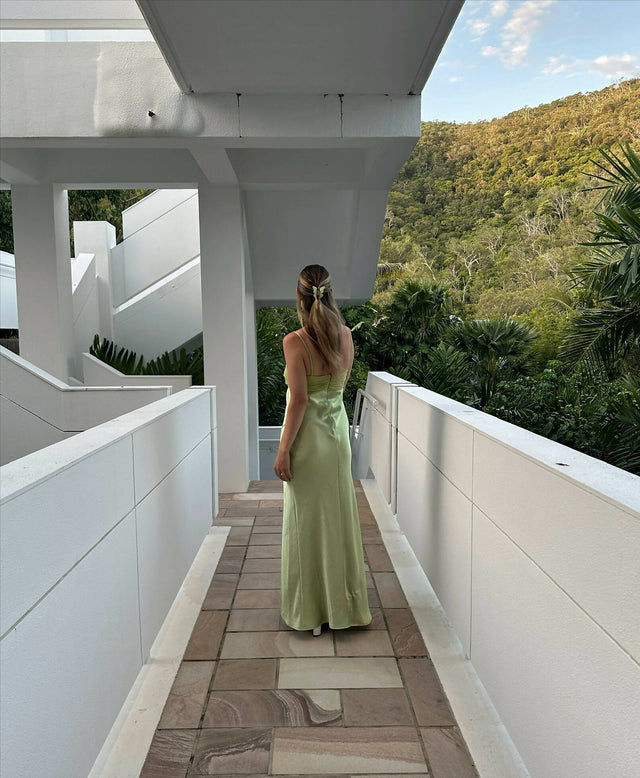 Bec And Bridge Julieta Silk Maxi Dress in Green - Dresses