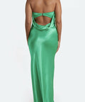 Bec And Bridge Moondance Silk Maxi Dress in Green - 6 / Green - Dresses